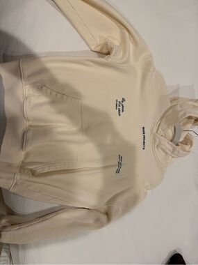 Cream Crew Neck Sweatshirt